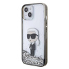Karl Lagerfeld nakładka do iPhone 15 6,1&quot; KLHCP15SLKKNSK transparentna hardcase Liquid Glitter Ikonik