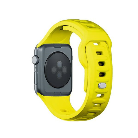 3MK Silicone Watch Strap żółty/yellow dla Apple Watch 38/40/41mm