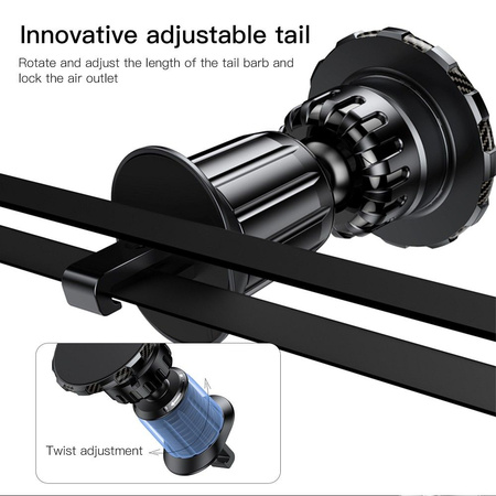 FORCELL F-Grip MagElite uchwyt samochodowy do kratki wlotu magnetyczny czarny