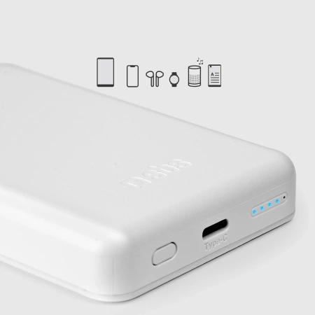 Powerbank SBS TEBB5000MAG1CW 5000 mAh USB-C, MagSafe kompatibel – Weiß