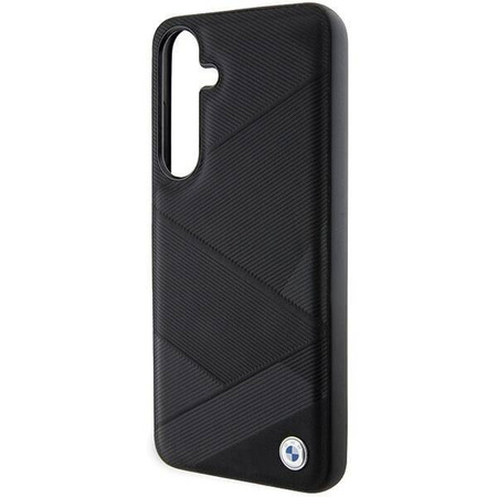 BMW BMHCS24M23RCGPK S24+ S926 schwarz/schwarzes Hardcase Signature Leather Crossing Lines Pattern