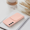 Futerał CARD CASE do SAMSUNG S24 Ultra różowy