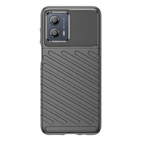 Thunder Case Hülle für Motorola Moto G53 Silikon Armor Case schwarz