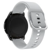 Silikonarmband TYS Band für Samsung Galaxy Watch 40 / 41 / 42 / 43 / 44 mm - grau