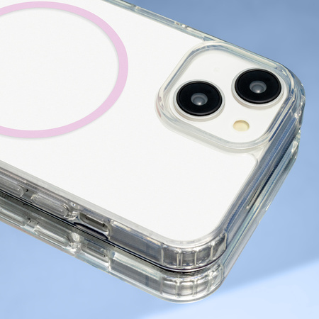 Nakładka Anti Shock Thin Mag do iPhone 13 6,1" różowa