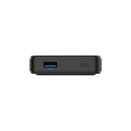 Powerbank Wozinsky WLWP-10KA0Y3S 22,5W PD Qi2 10000 mAh, mit Ständer, 1x USB-A, 1x USB-C - schwarz