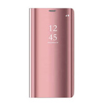 Etui Smart Clear View do Samsung Galaxy A14 5G różowe