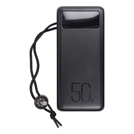 Bateria zewnętrzna (Powerbank) VEGER Tank Boost - 56 000mAh LCD Quick Charge PD 130W czarny (W5001C)