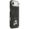 Karl Lagerfeld nakładka Magsafe PU case with Karl&Choupette heads pins logo and metal camera buttons do iPhone 17 Air czarna