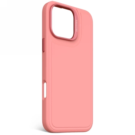 Etui Decoded AntiMicrobial Silicone Stacks Backcover z MagSafe do iPhone 16 Pro Max - różowe