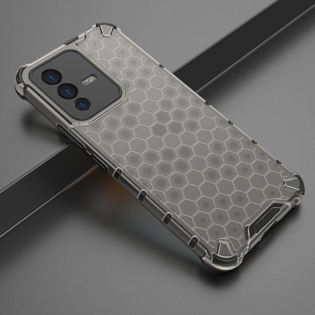 Honeycomb case armored cover with a gel frame Vivo V23 5G black