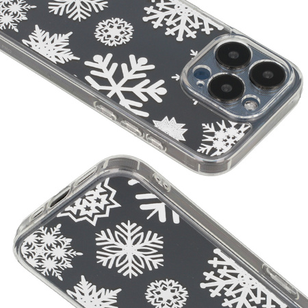 TEL PROTECT Christmas Clear Case do Iphone 14 Pro Wzór 4