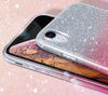 Case IPHONE 13 MINI Glitter silver & pink