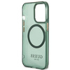 Oryginalne Etui IPHONE 13 PRO Guess Hard Case Gold Outline Translucent MagSafe (GUHMP13LHTCMA) khaki