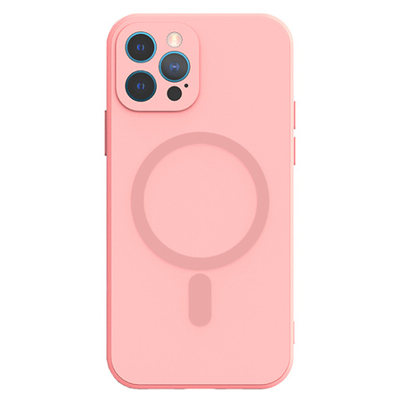 TEL PROTECT MagSilicone Case do Iphone 14 Pro Max Jasnoróżowy