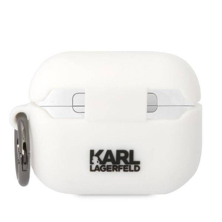 Karl Lagerfeld Silicone NFT Choupette Head 3D - Etui AirPods Pro (biały)