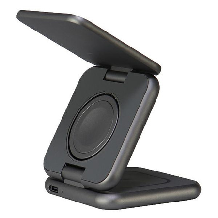 Audi składana ład. indukcyjna 3w1 szary/grey Big Logo AU-MWC3IN1-GT/D1-GY