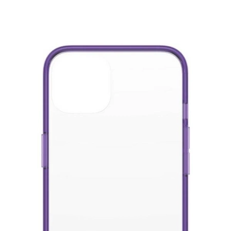 Etui PanzerGlass ClearCase antybakteryjne z certyfikatem Military Grade na iPhone 13 / 14 / 15 - przezroczysto-fioletowe