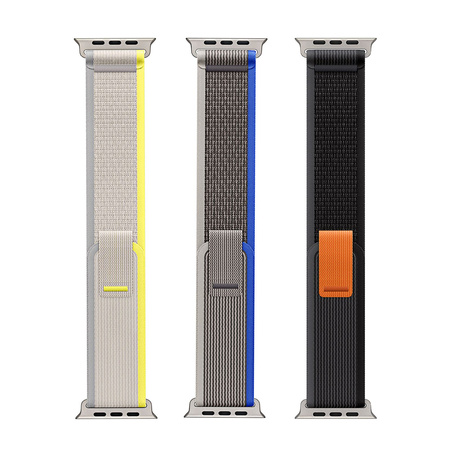 Sportarmband mit Klettverschluss für Apple Watch Ultra/8/7/6/SE/5/4/3/2/1 (42, 44, 45, 49 mm) Dux Ducis Armband YJ-Version – Blaugrau