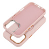 Futerał FRAME MAG COVER kompatybilny z MagSafe do IPHONE 15 PRO pudrowy róż