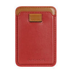 Dux Ducis Magnetic Leather Wallet magnetische Geldbörse MagSafe für iPhone RFID-Blocker rot