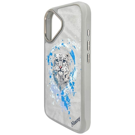 Etui Nimmy Pantera MagSafe do iPhone 16   jasnoszary