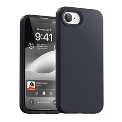 Etui Mercury Silicone do iPhone 16e      granatowy