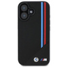 BMW nakładka do iPhone 16 6,1" BMHMP16S23PUTRK Hardcase M Meshed Tricolor Stripes MagSafe czarna