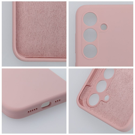 Futerał SILICONE 2mm do HONOR X7A pudrowy róż