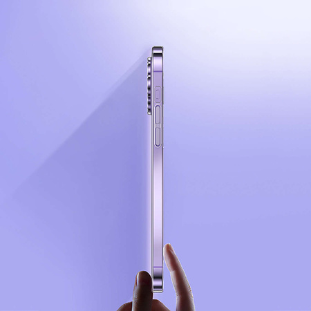 Baseus Crystal Case etui do iPhone 14 Pro Max cienki pokrowiec + szkło przezroczyste