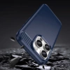 Carbon Case Silikonhülle für iPhone 16 Pro – blau