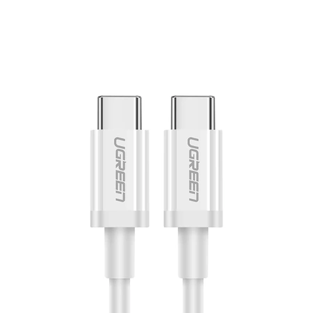 Kabel Ugreen US264 60518 USB-C / USB-C PD QC AFC 1m - biały