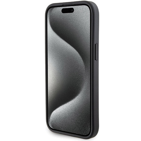 Ferrari nakładka do iPhone 15 6,1" FEHCP15SGSPSIK HC GRIP STAND PU