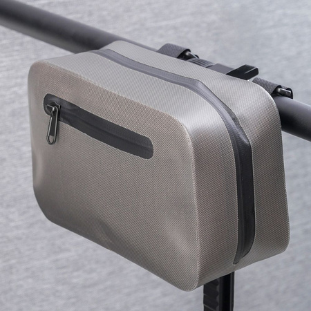 Torba na rower / hulajnogę na kierownicę wodoodporna z zamkiem FSBFB-674 niebieska