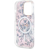 Guess GUHMP14LHCFWSP iPhone 14 Pro 6.1" pink/pink Hardcase Flower MagSafe