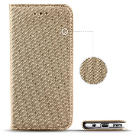 Etui Smart Magnet do Xiaomi Redmi Note 14 Pro 5G (Global) / Note 14 Pro Plus 5G (Global) złote