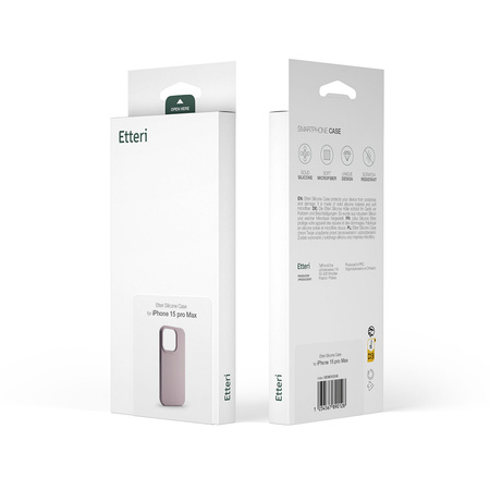 Nakładka Etteri Silicone Case do Samsung Galaxy S22 jasnoróżowa