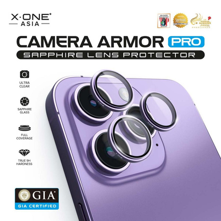 Szkło szafirowe X-ONE na obiektyw aparatu Camera Armor - do Samsung Galaxy S25 Plus