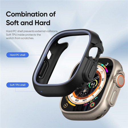 DUX DUCIS futerał BAMO do Apple Watch Ultra / Ultra 2 49 mm czarno szary