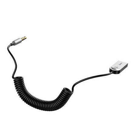 Adapter bluetooth 5.0 transmiter odbiornik dźwięku USB - audio minijack 3,5mm Baseus USB Wireless Adapter Cable BA01 (CABA01-01) czarny