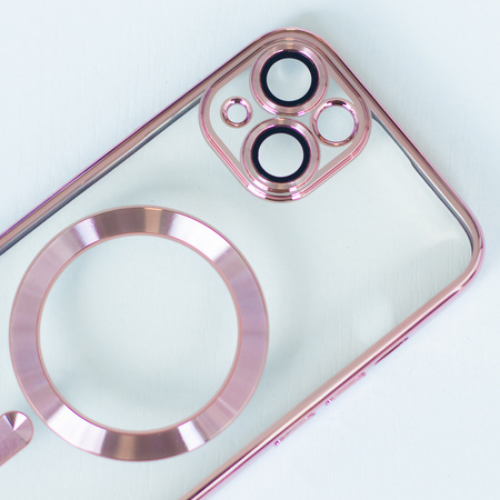 Nakładka Color Chrome Mag do iPhone 16 Pro 6,3&quot; różowo-złota