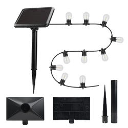 Girlanda świetlna SUNARI FLS-60 7,5m zewnętrzna 10 żarówek LED solarna IP44 Forever Light