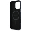 Original Case IPHONE 16 PRO Guess Denim Triangle Logo MagSafe black