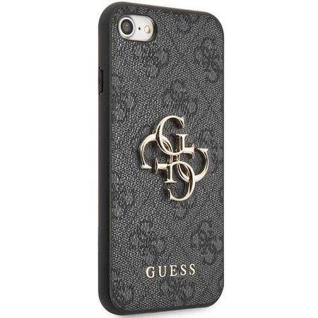 Guess GUHCI84GMGGR iPhone 7/8/SE 2020/ 2022 szary/grey hardcase 4G Big Metal Logo