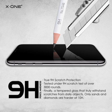 Szkło hartowane X-ONE Full Cover Extra Strong Matowe - do iPhone 11 (full glue) czarny