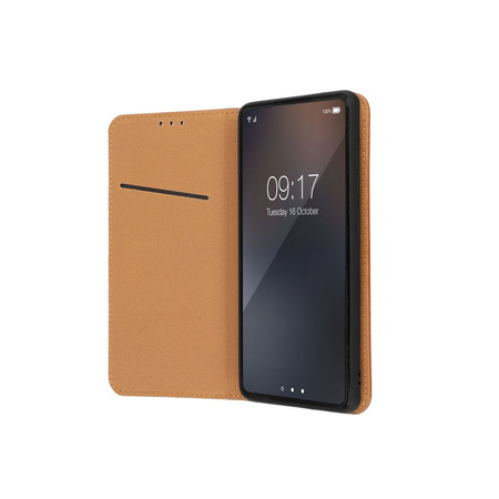 Kabura SMART PRO Book skórzana do XIAOMI Redmi NOTE 14 4G brązowy