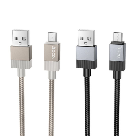 HOCO kabel USB A do Micro USB 2,4A X110 1 m złoty