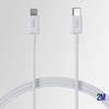 Allity kabel AUC-03 USB-C - Lightning 2,0 m 27W biały