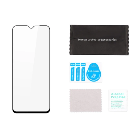 Dux Ducis 9D Displayschutzfolie aus gehärtetem Glas für Xiaomi Redmi A2 / Redmi A1 9H mit schwarzem Rahmen