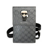 Sack Karl Lagerfeld Ikonik Karl Monogram Patch (KLWBSAMIPG) silber